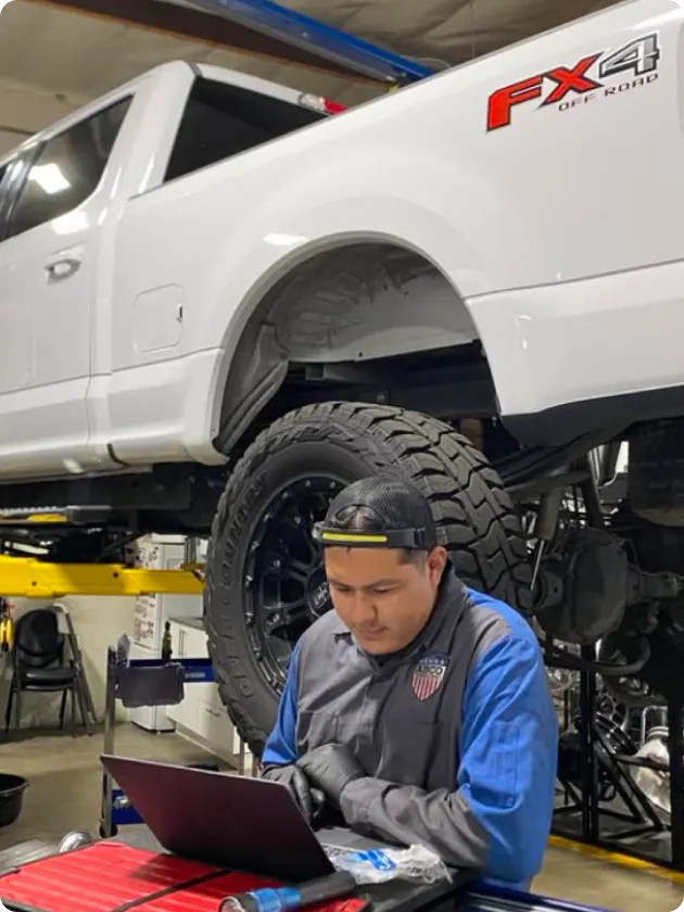 a man working on a laptop